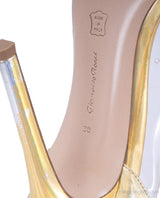 Metallic Gold PVC Panel Pump