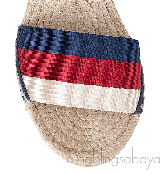 Lilibeth Web Espadrille Wedges