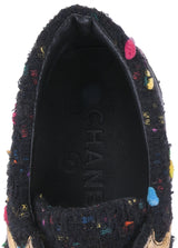 Metallic Gold Boucle Sneakers