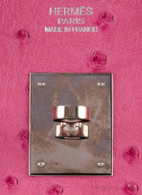 Birkin 30 Fuchsia Pink Ostrich PHW