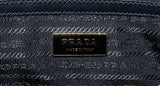 Black Saffiano Lux Leather Tote