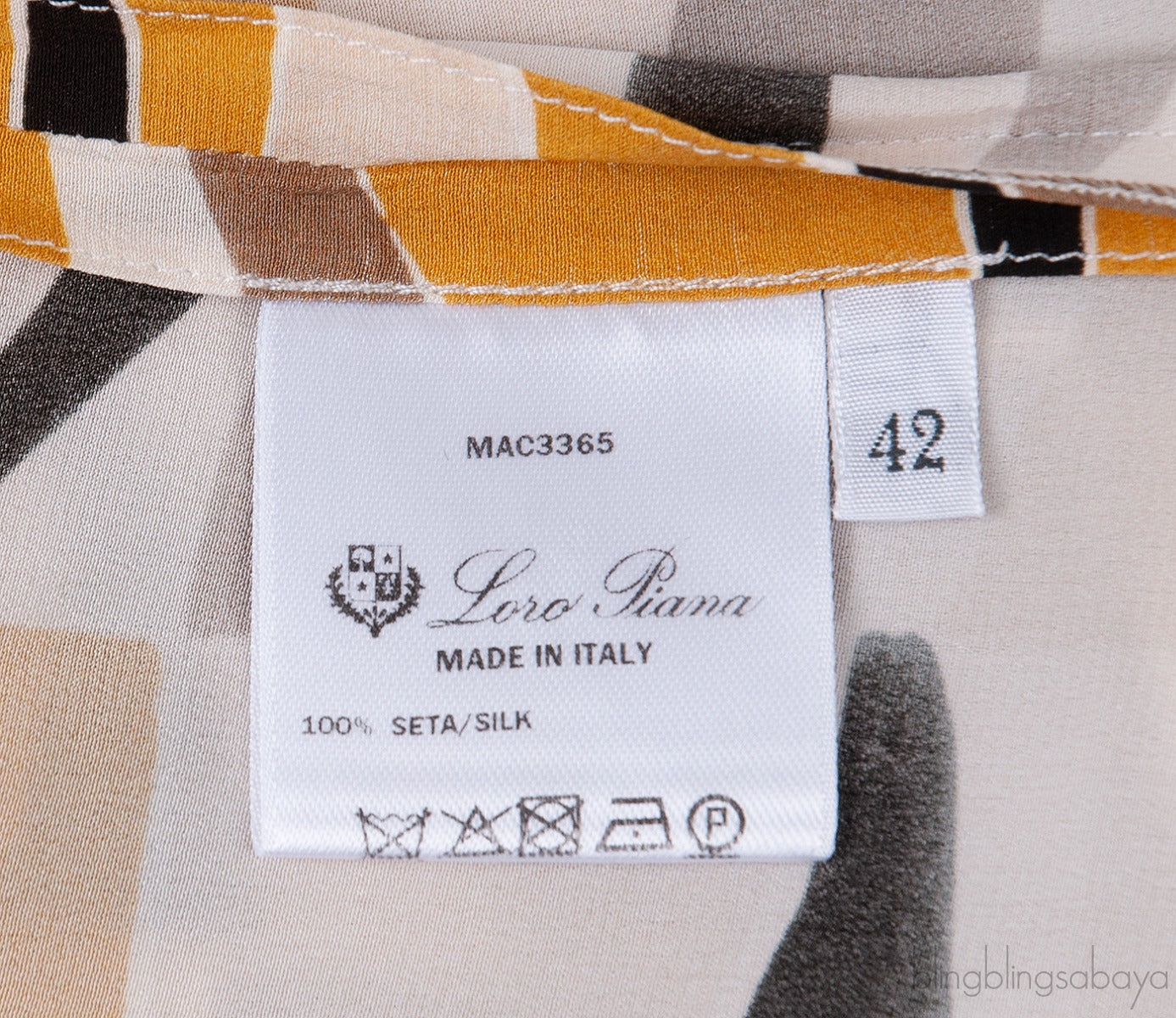 Beige Multicolor Print Belted Dress