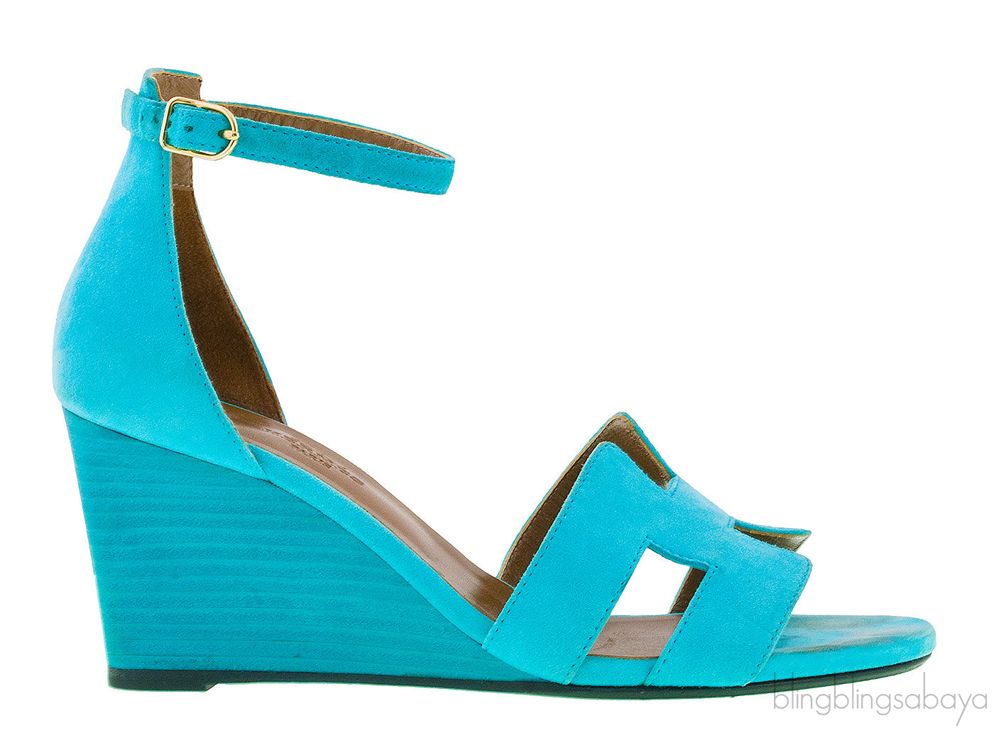 Turquoise Legend Wedge Sandals