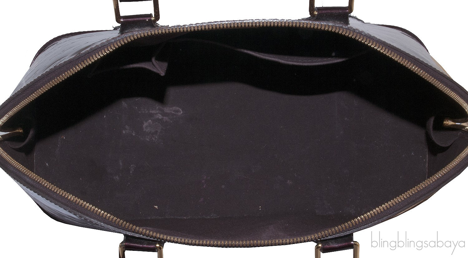 Alma MM Monogram Vernis Amarante
