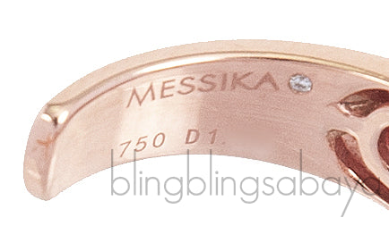 Messika joaillerie Rose Gold Move Joallerie Hoop Earrings