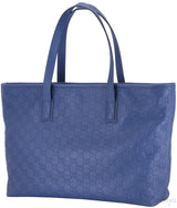 Blue Guccissima Monogram Cabas