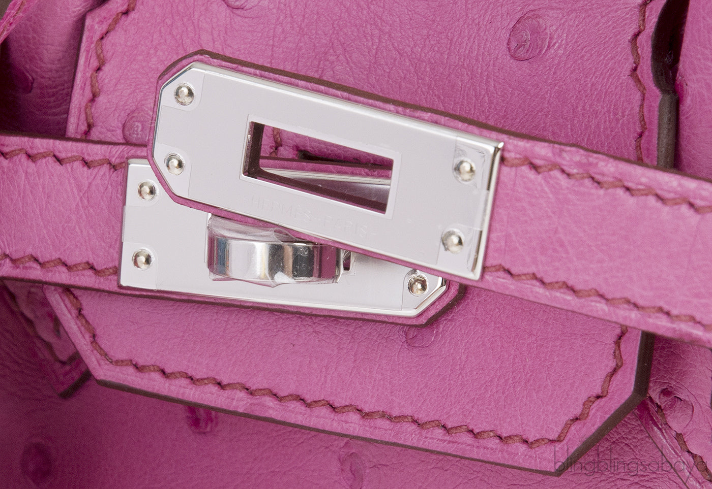 Birkin 25 Fuchsia Ostrich PHW