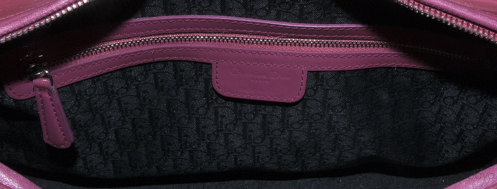 Patent Pinkish Red Lady Dior