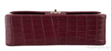Classic Bordeaux Crocodile Jumbo Bag