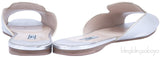 Vernice Saffiano Bicolor Open Toe Slide