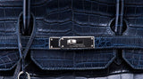Birkin 40 Blue Abysse Matte Croco