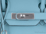 Birkin 30 Bleu Atol Togo PHW