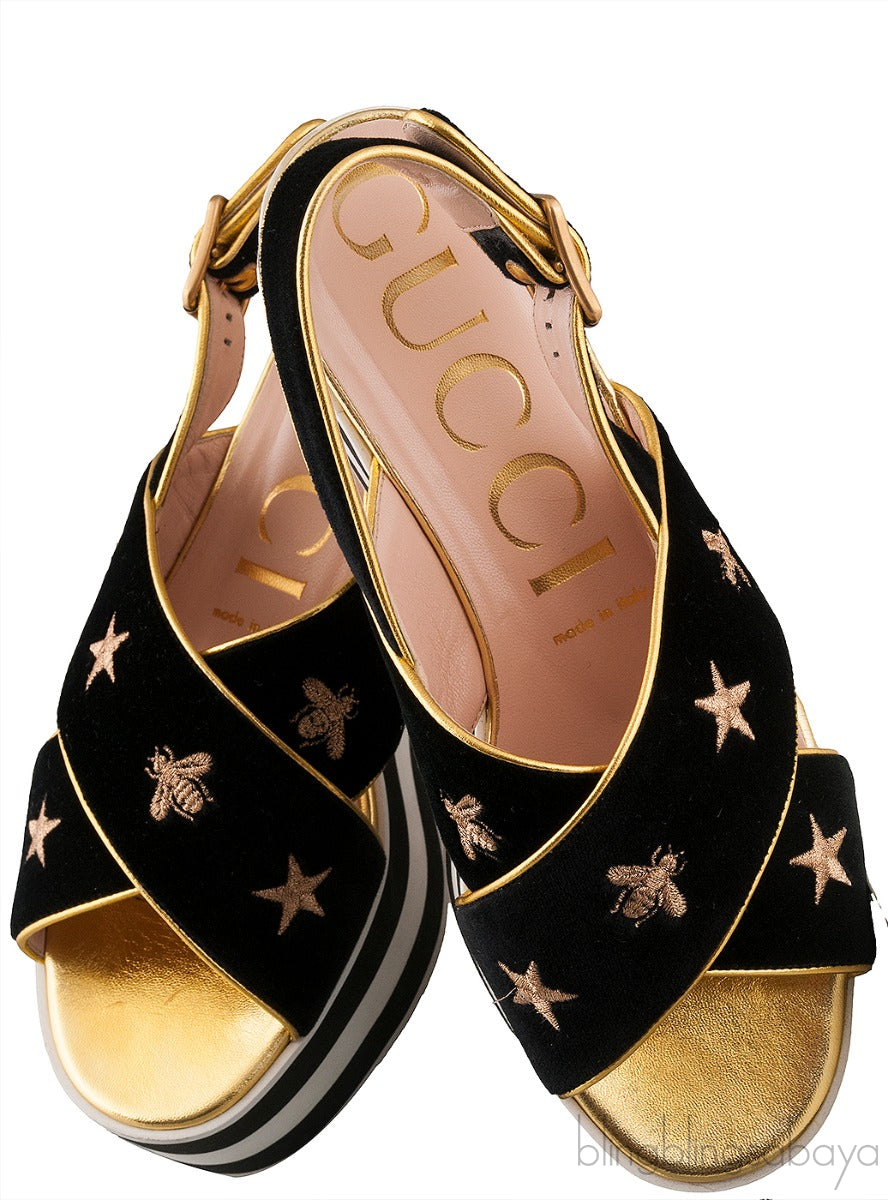 Peggy Star Bee Platform Sandals