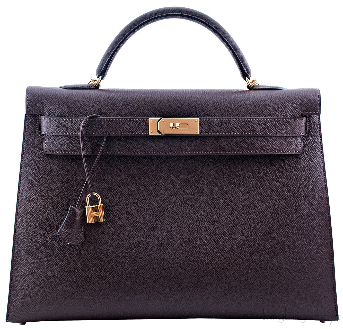 Kelly 40 Choco Epsom Sellier