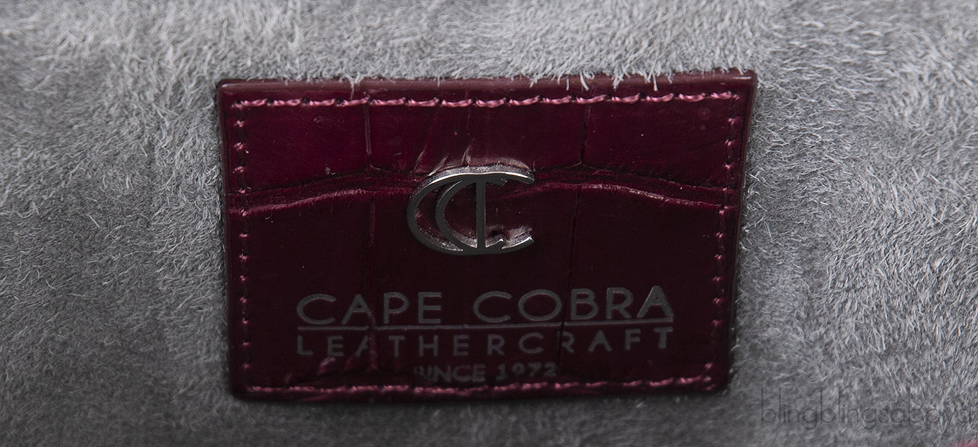 Maxime Bordeaux Crocodile Bag