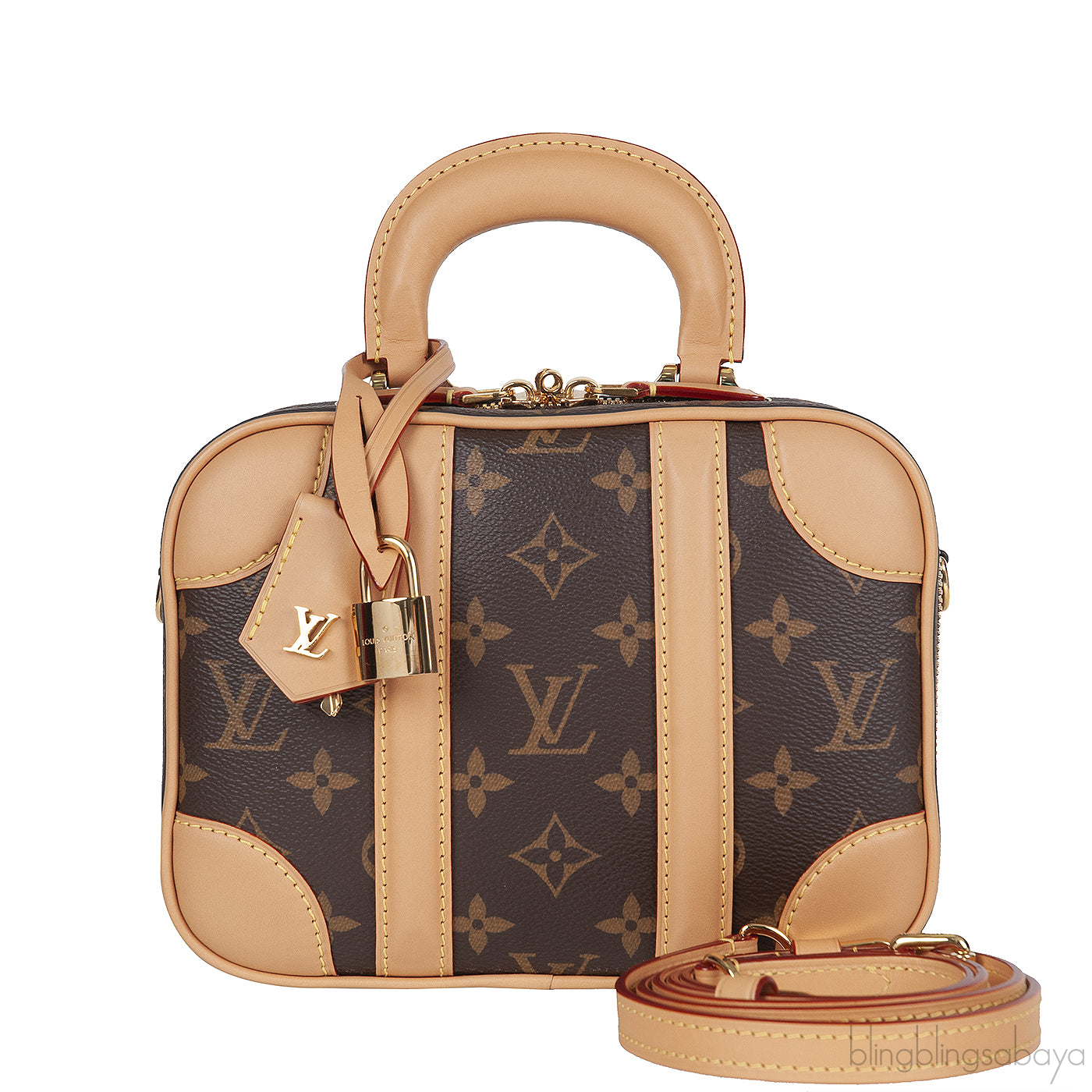 Louis Vuitton BB Mini Luggage Monogram Shoulder Bag