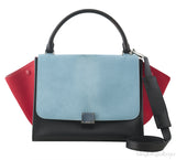 Trapeze Luggage Tri-color Pony Hair*