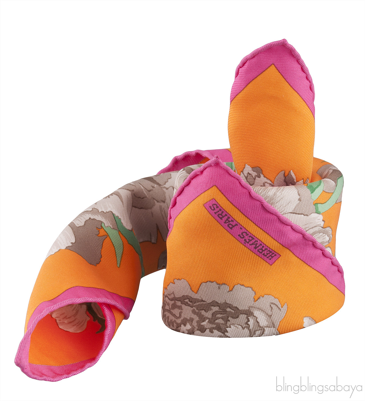 Printed Scarf & Chain d\'Ancre Scarf Ring
