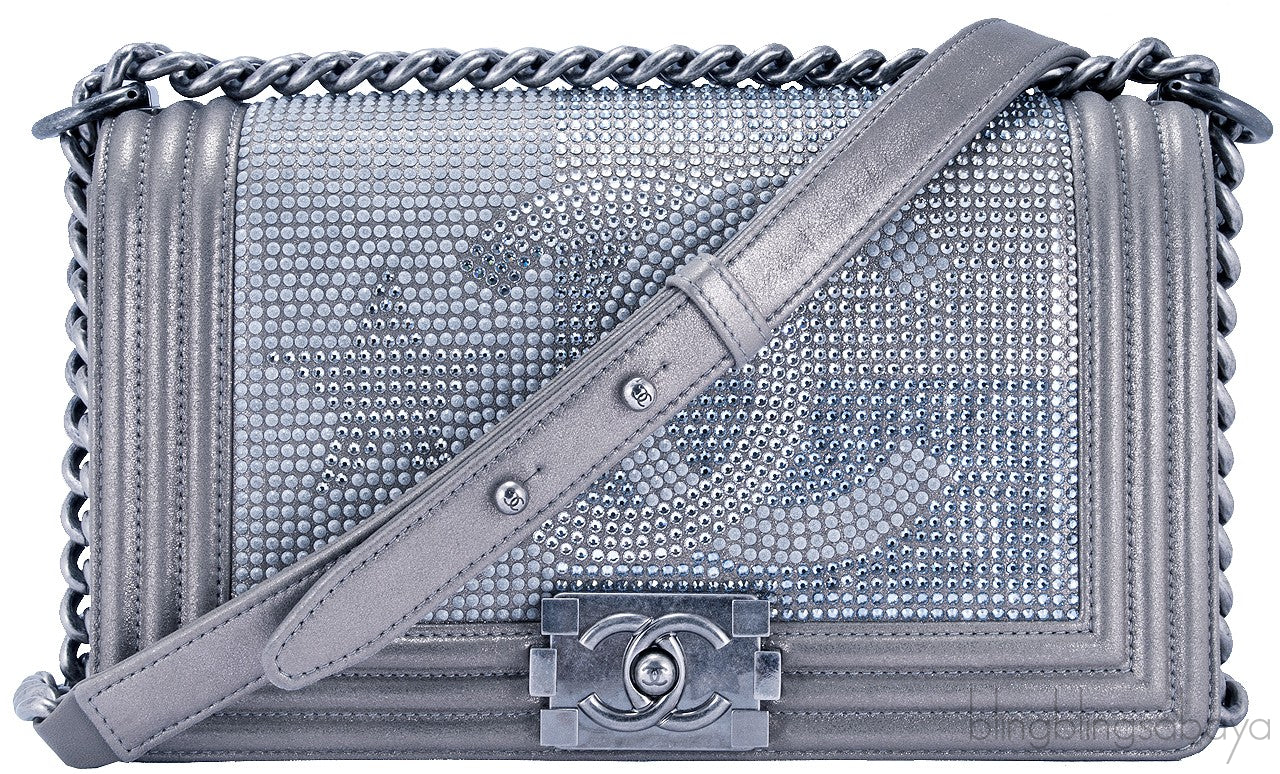 Le Boy Metallized CC Flap Bag