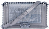 Le Boy Metallized CC Flap Bag
