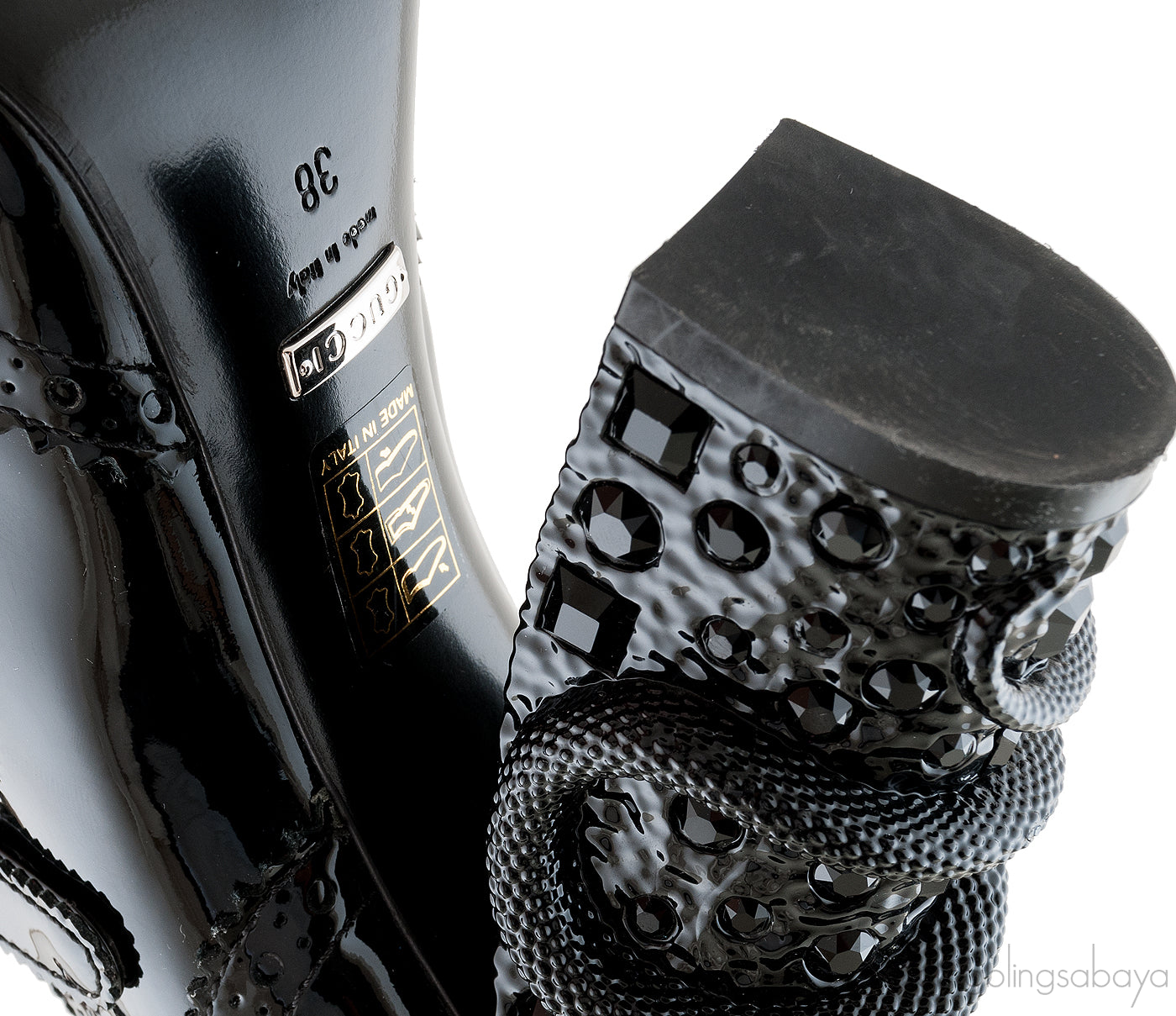 Queercore Black Brogue Pumps