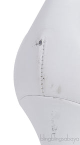 Plexi Vitello White 105 PVC Pumps