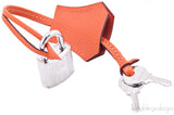 Kelly 25 Orange Epsom