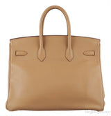 Birkin 35 Swift Camel GHW