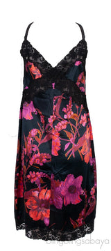 Black Floral Camisole Dress