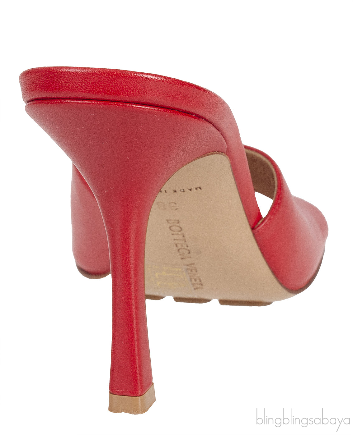 Red Stretch Leather Sandals