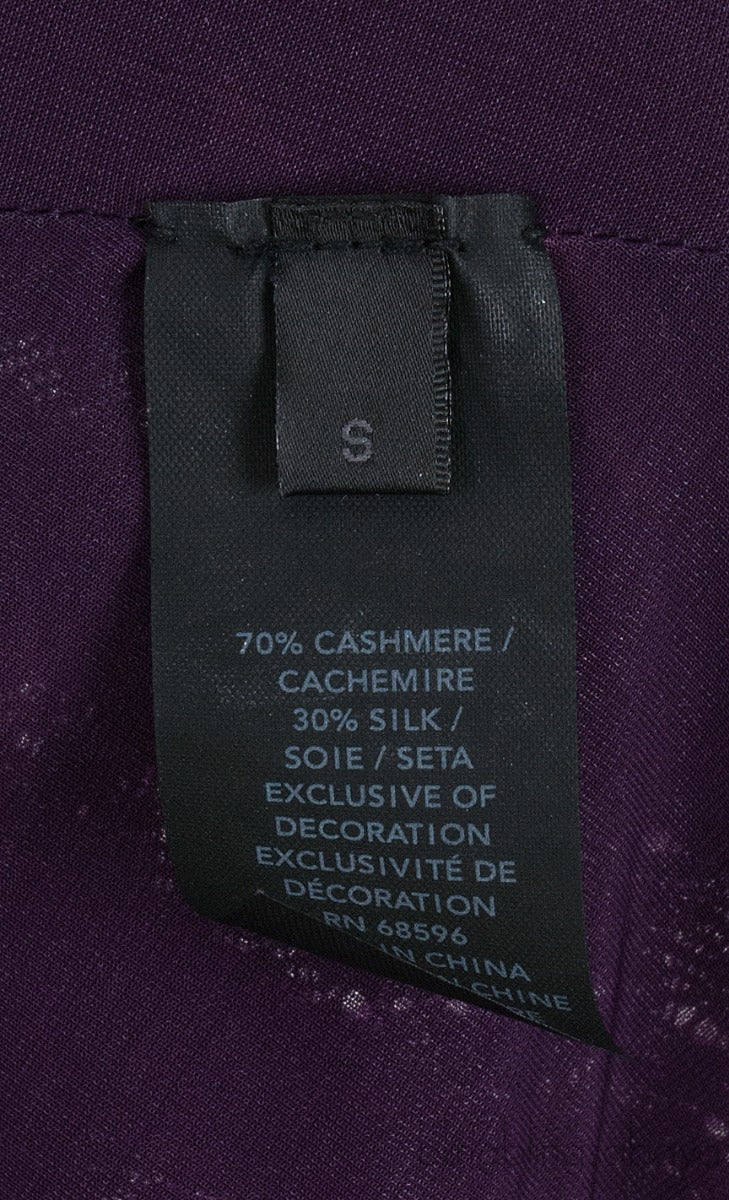 Purple Sequins Sleeveless Top