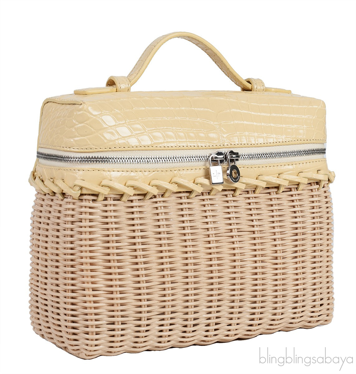 Extra Pocket L19 Wicker Crocodile Bag LTD.