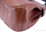Lady Lock Top Handle Crocodile