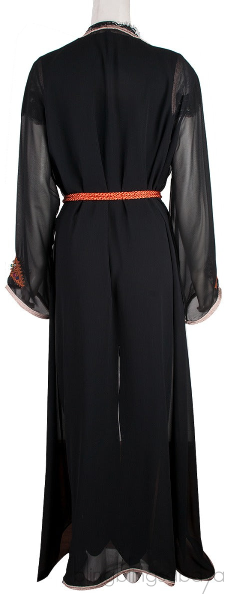 Black Moroccan Jumpsuit & Cover Up