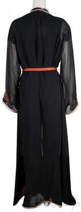 Black Moroccan Jumpsuit & Cover Up