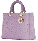 Lady Dior Parme Rose Ostrich L.Ed