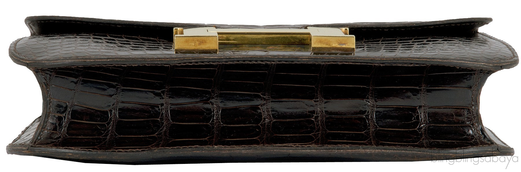 Vintage Constance Brown Crocodile