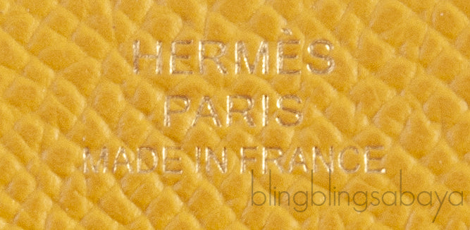 Kelly To Go Bag Wallet Jaune Ambre