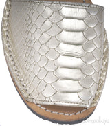 Croc Embossed Avarcas Sandals