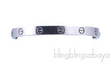 White Gold LOVE Bracelet
