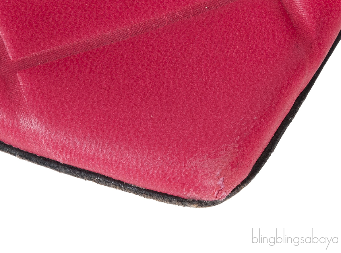 Bottega Veneta Fuchsia BV Rubber Lido Sandals