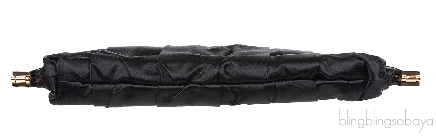 Dolce & Gabbana Miss Lady Black Satin Clutch