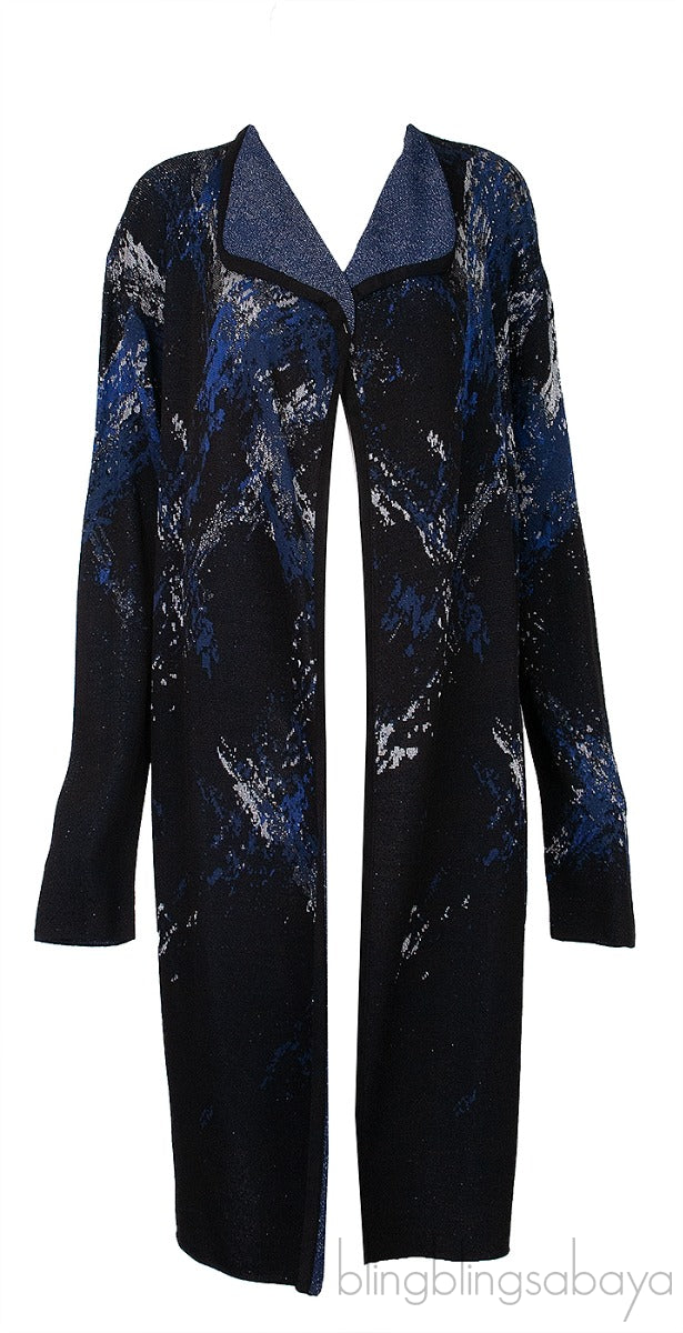 Metallic Multicolor Long Cardigan