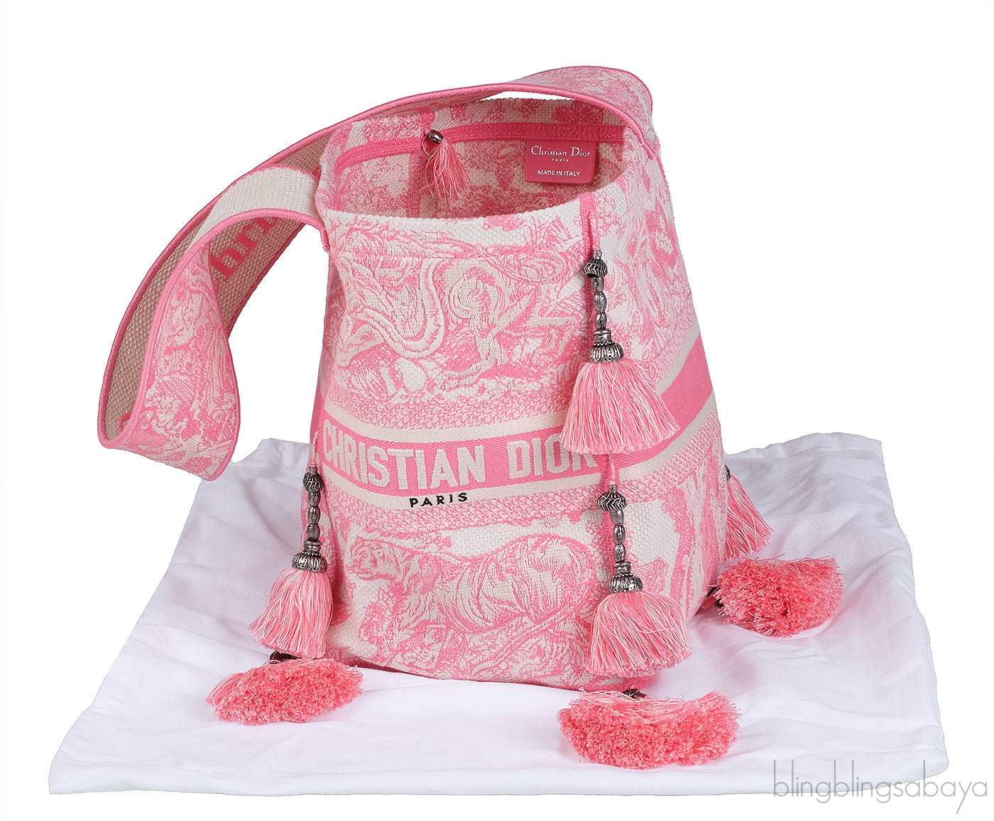 Pink Dior D-Bucket Bag