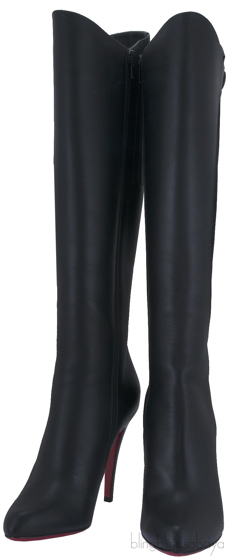 Black Leather & Suede Boots