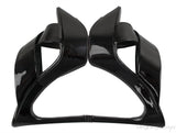 Black Patent Criss-cross Slide Sandals
