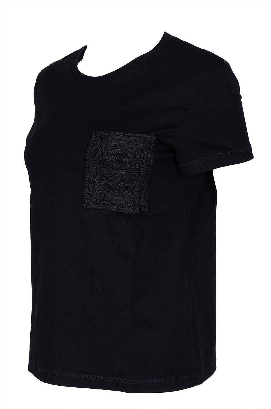 Hermes Black Droit Poche Brodee T-shirt S