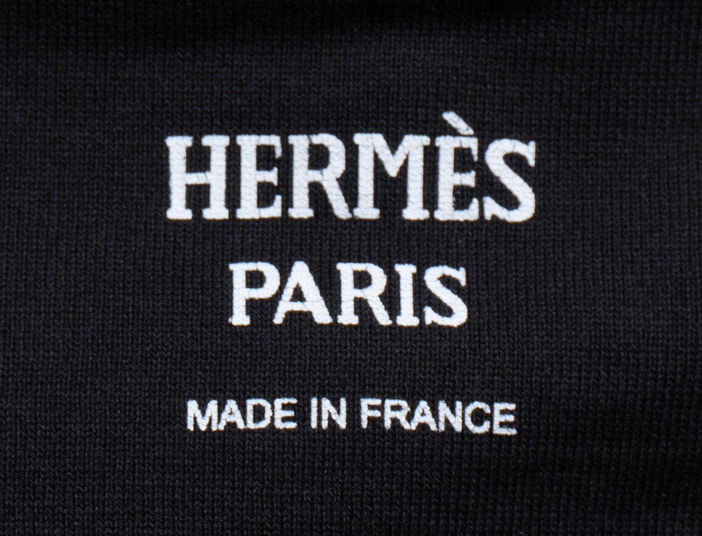 Hermes Black Droit Poche Brodee T-shirt S