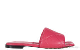 Bottega Veneta Fuchsia BV Rubber Lido Sandals