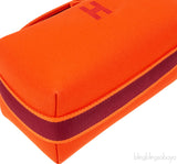 Bride-A-Brac Orange Canvas Pouch